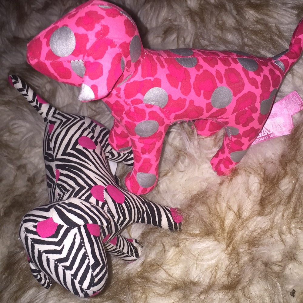 Victoria Secret stuffed dogs